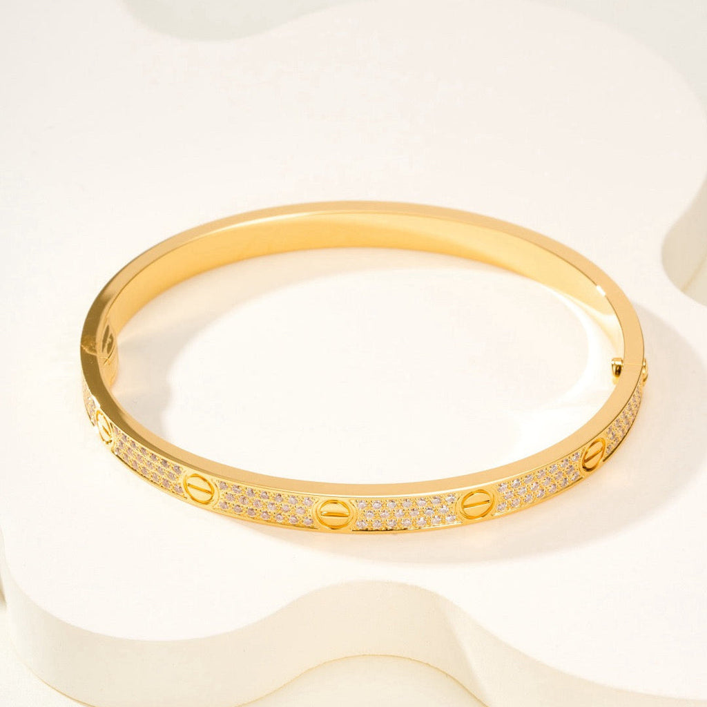 ®インペリアル®ラブブレスレット 3.65mm ダイヤモンドパヴェ