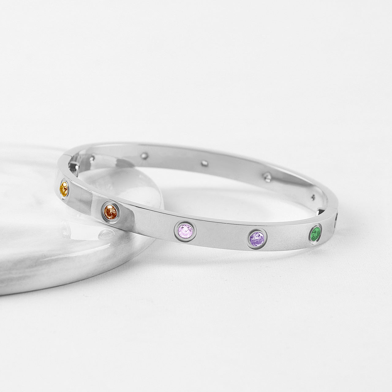 ¡®Imperial¡¯BRAZALETE LOVE DE 6.1MM CON 10 DIAMANTES