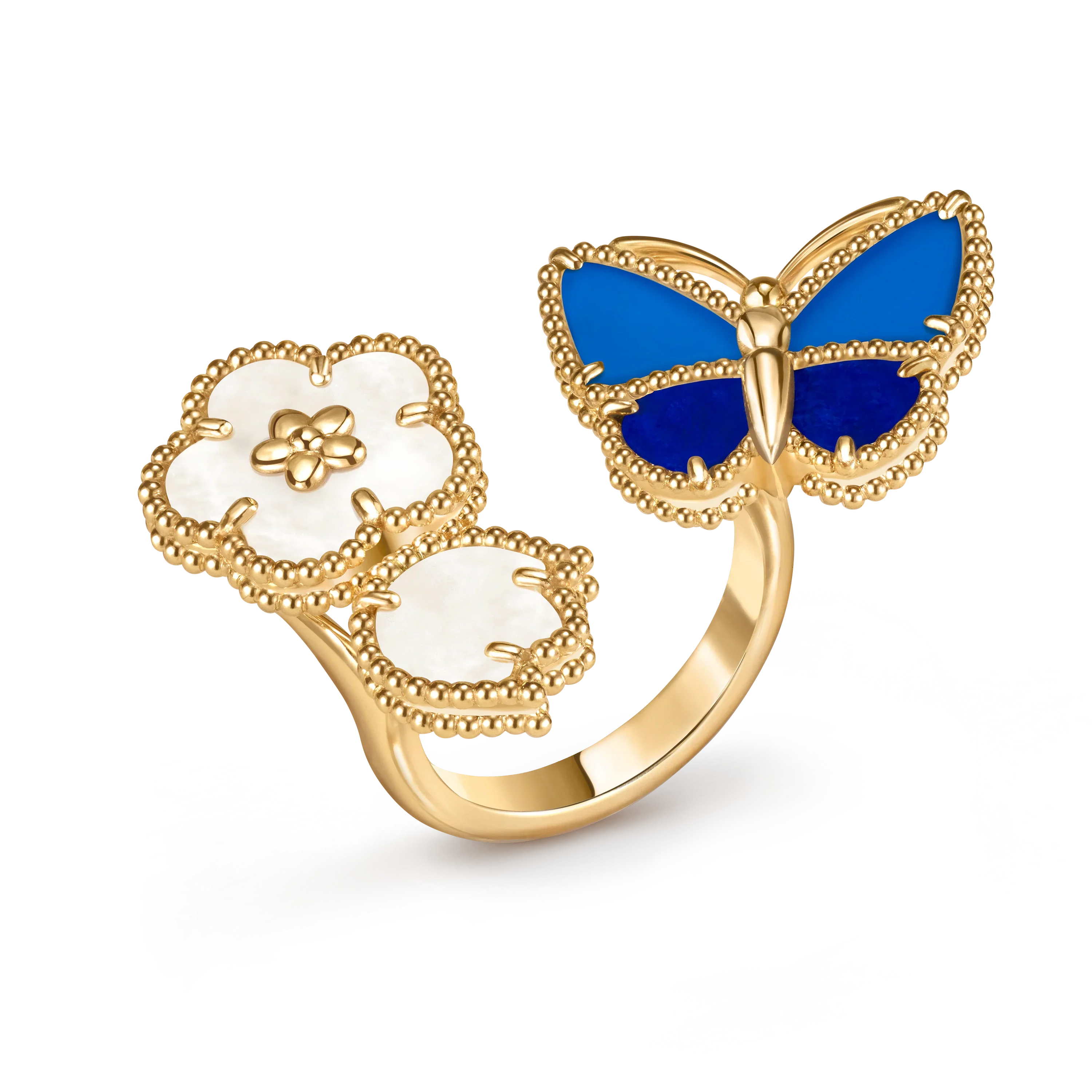 [Imperial] 2026 NUEVO MODELO ANILLO DE ORO DE SUERTE 3 MOTIVOS DE PRIMAVERA