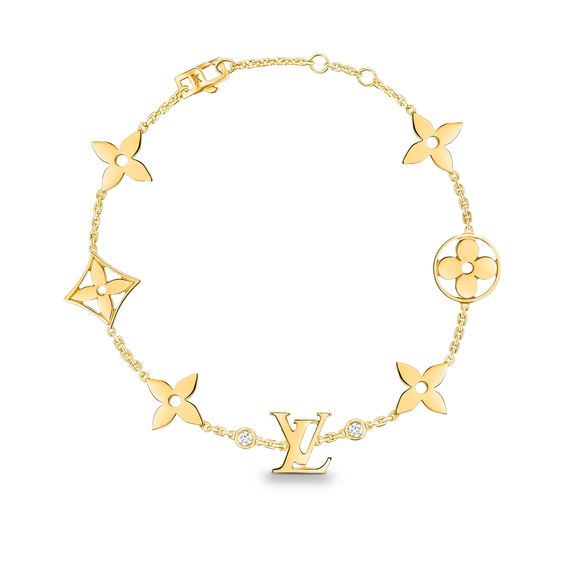 ¡®Imperial¡¯STAR AND SUN 7 MOTIFS GOLD BRACELET