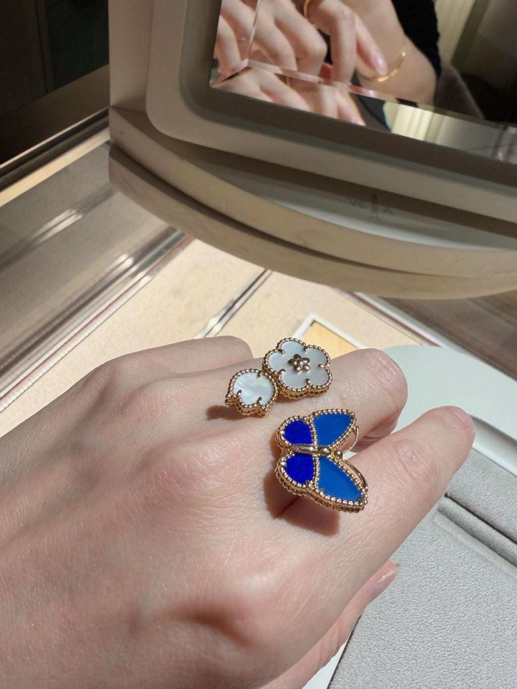 [Imperial] 2026 NEW MODEL SPRING LUCKY 3 MOTIF GOLD RING