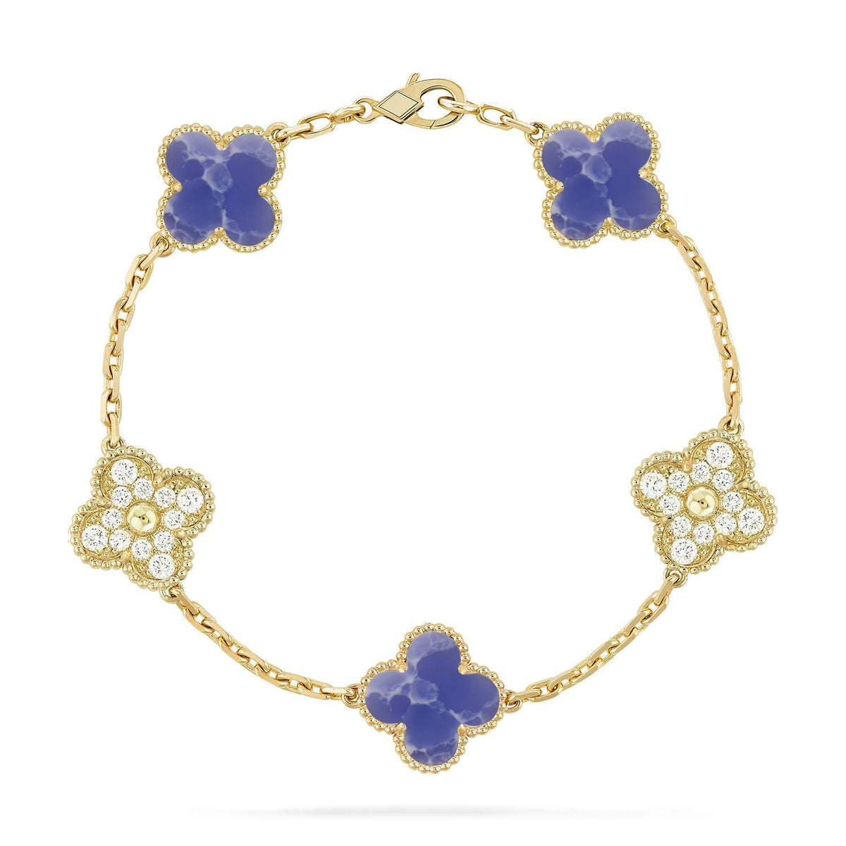 [Imperial]NEUE CLOVER 5 MOTIV BLAUE ADERN ARMBAND-KOLLEKTION