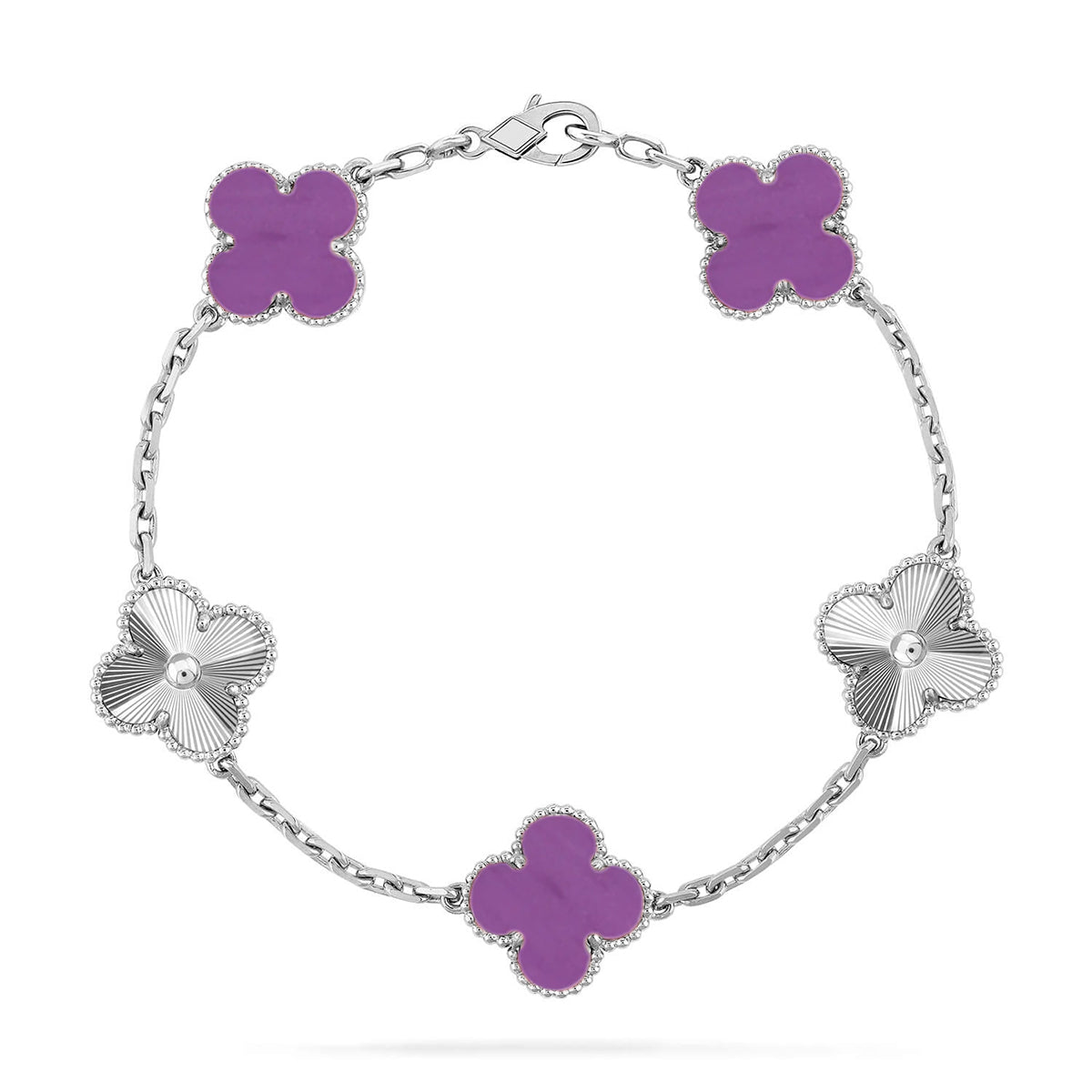 [Imperial]Neue CLOVER 5 MOTIF VIOLET ARMBAND KOLLEKTION