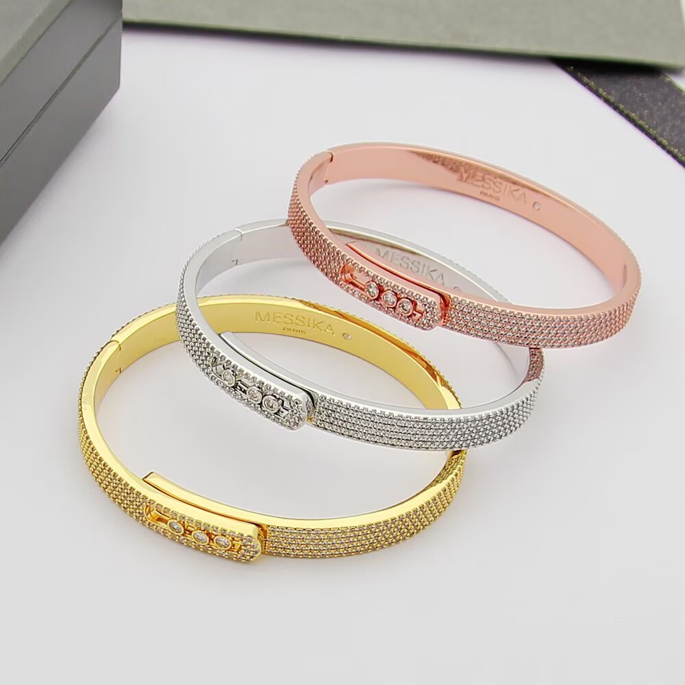 [インペリアル] ノア フルパヴェダイヤモンド バングルブレスレット