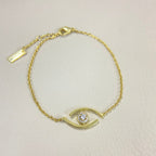 [Imperial] Lucky Eye Armband mit Pavé-Diamanten