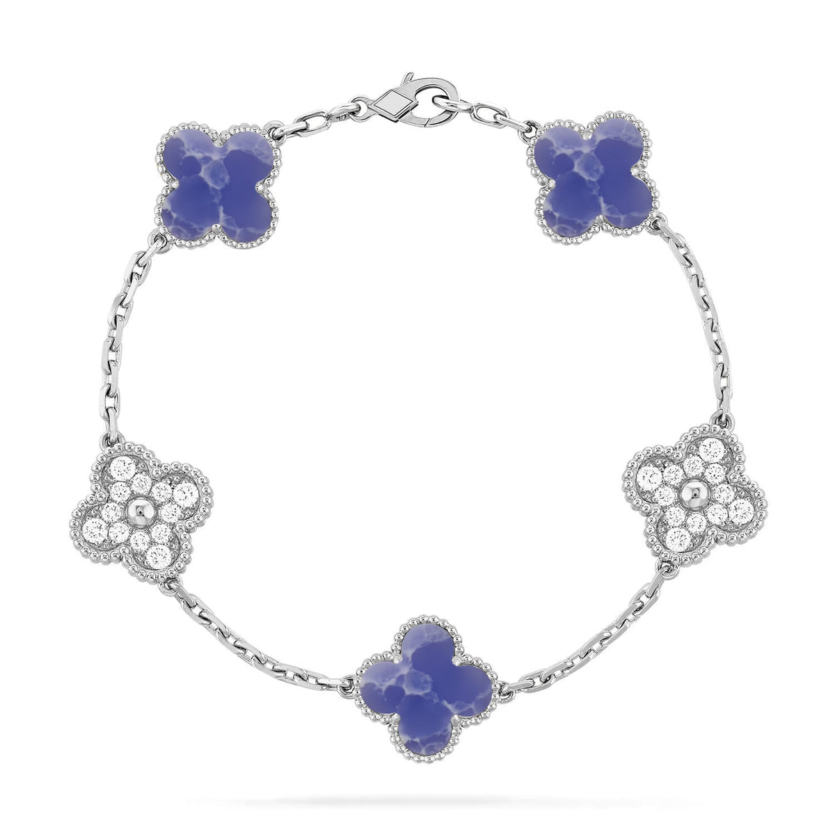 [Imperial]NEUE CLOVER 5 MOTIV BLAUE ADERN ARMBAND-KOLLEKTION