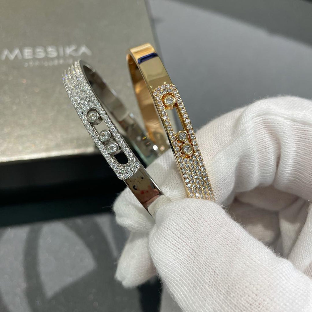 [Imperial] Move Noa Roségold Pavé Diamant Armreif