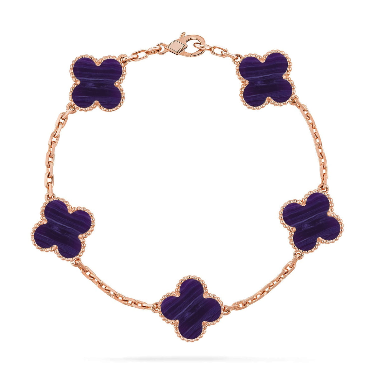[Imperial]NEUE CLOVER 5 MOTIV LILA STREIFEN ARMBANDKOLLEKTION