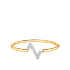 ¡®Imperial¡¯VOLTE UPSITE DOWN GOLD DIAMOND BRACELET