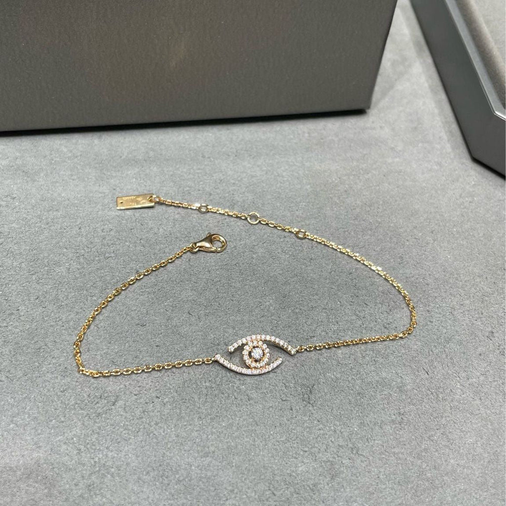 [Imperial] Lucky Eye Armband mit Pavé-Diamanten