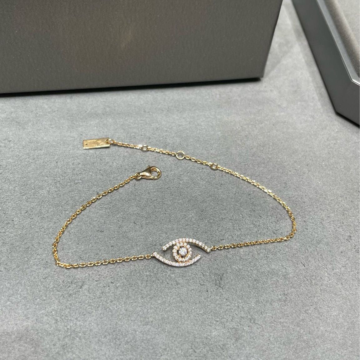 [Imperial] Lucky Eye Armband mit Pavé-Diamanten