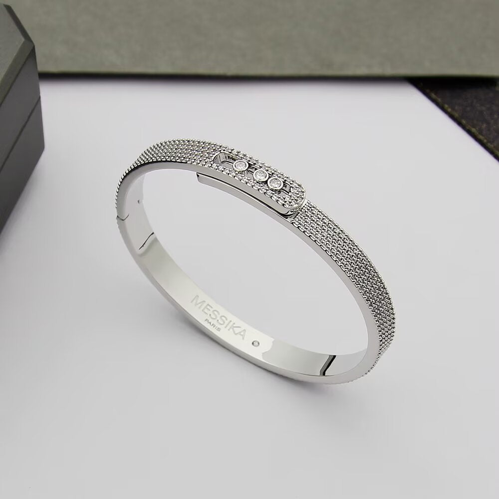 [インペリアル] ノア フルパヴェダイヤモンド バングルブレスレット
