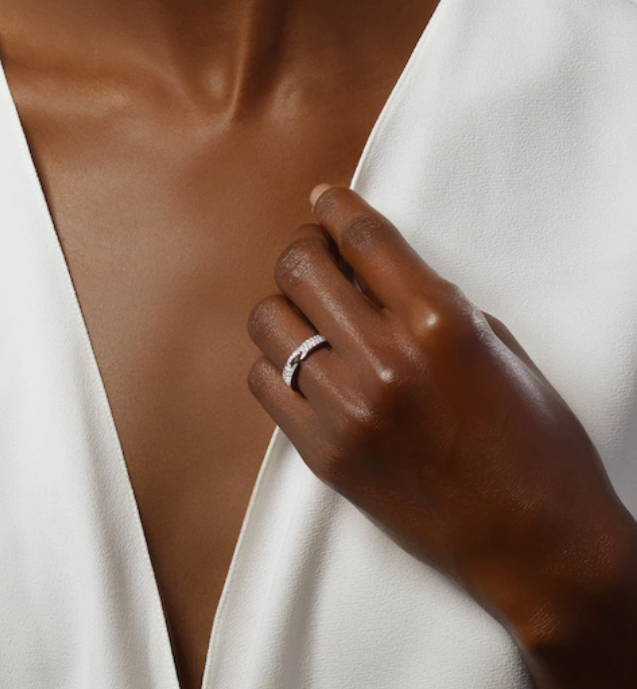 ¡®Imperial¡¯ALLIANCE LIENS VIDENCE PAVED DIAMOND 4MM RING