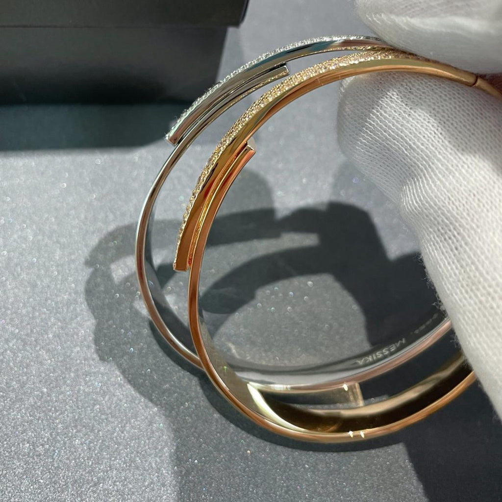 [Imperial] Move Noa Roségold Pavé Diamant Armreif