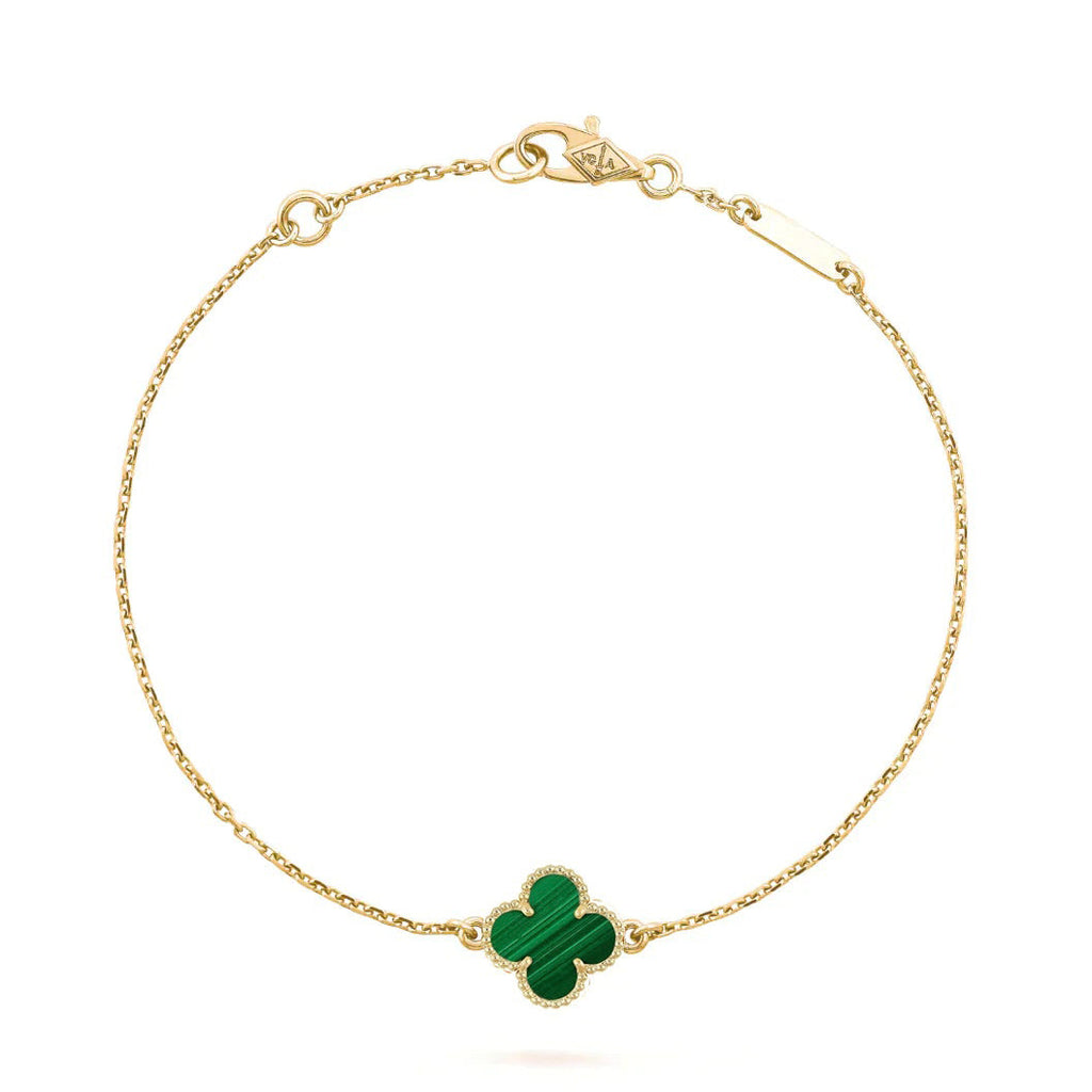 ¡®Imperial¡¯CLOVER BRACELET MALACHITE 1 MOTIF