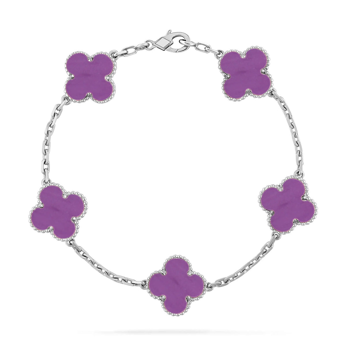 [Imperial]Neue CLOVER 5 MOTIF VIOLET ARMBAND KOLLEKTION