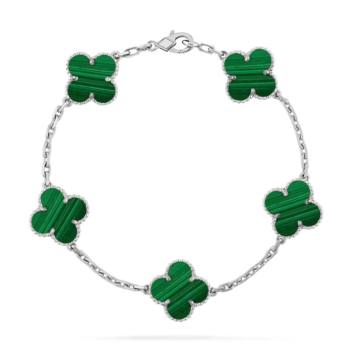 [Imperial]Neue CLOVER 5 MOTIV MALACHIT ARMREIF-KOLLEKTION