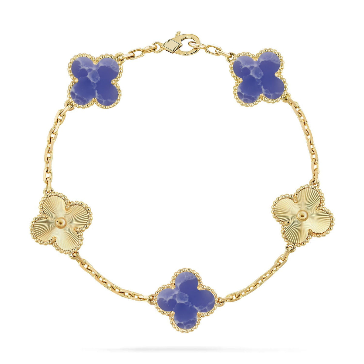 [Imperial]NEUE CLOVER 5 MOTIV BLAUE ADERN ARMBAND-KOLLEKTION