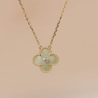 ¡®Imperial¡¯CLOVER 15MM DIAMOND GOLD MOTHER OF PEARL NECKLACE