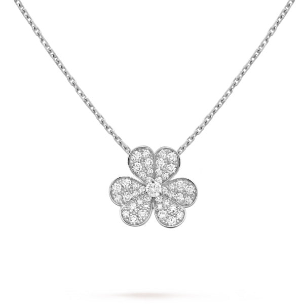 ¡®Imperial¡¯CLOVER DIAMOND NECKLACE SILVER