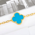 ¡®Imperial¡¯CLOVER 5 MOTIFS TURQUOISE BRACELET