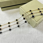 [¡®Imperial¡¯]CLOVER 6 MOTIF  ONYXS BRACELET