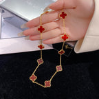 ¡®Imperial¡¯CLOVER 10 MOTIFS CARNELIAN NECKLACE