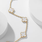 ¡®Imperial¡¯CLOVER 10 MOTIFS WHITE MOTHER OF PEARL NECKLACE