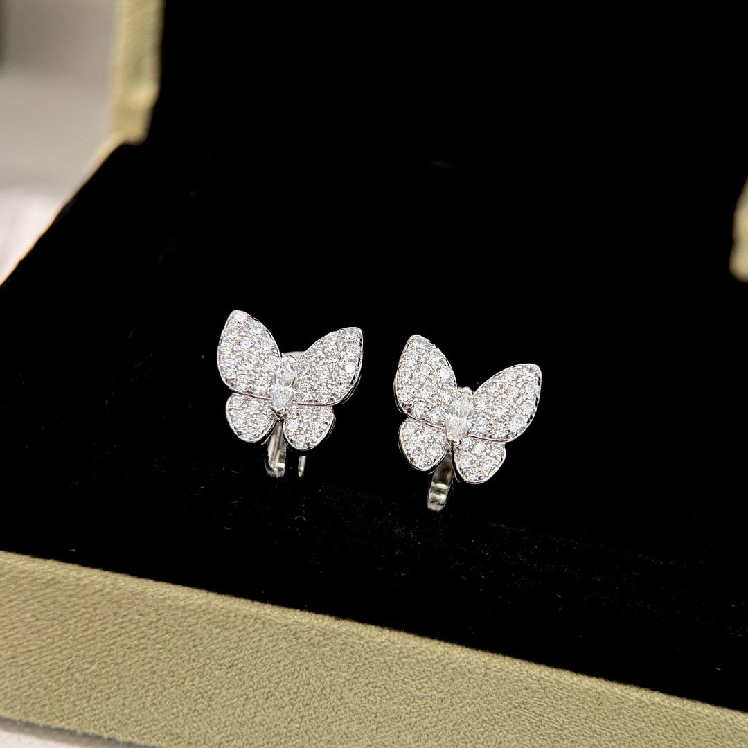 ¡®Imperial¡¯BUTTERFLY ALL DIAMOND EARRINGS