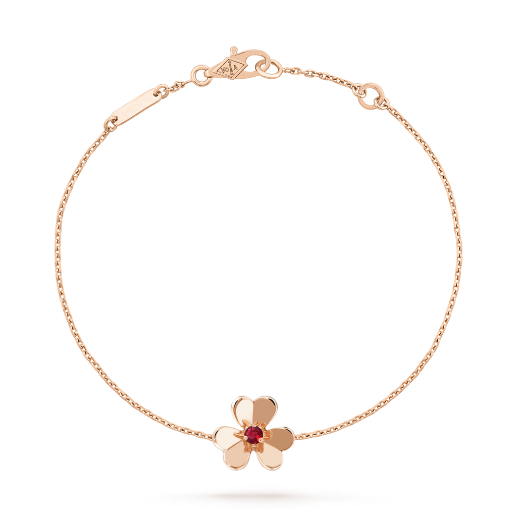 ¡®Imperial¡¯FRIVOLE GOLD FLOWER PINK MALACHITE BRACELET