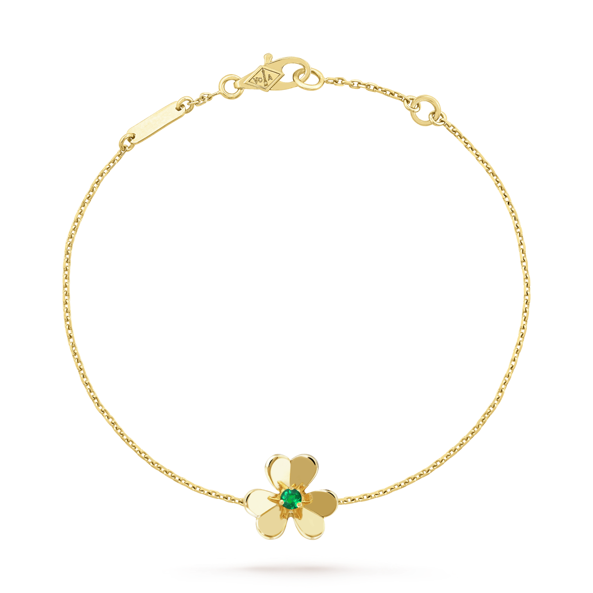 ¡®Imperial¡¯FRIVOLE GOLD FLOWER PINK MALACHITE BRACELET