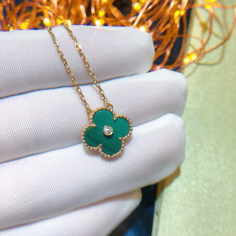 ¡®Imperial¡¯CLOVER 15MM DIAMOND TURQUOISE NECKLACE