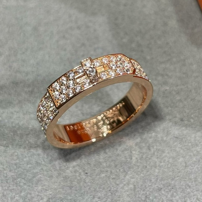 ¡®Imperial¡¯KELLY PINK GOLD DIAMOND RING