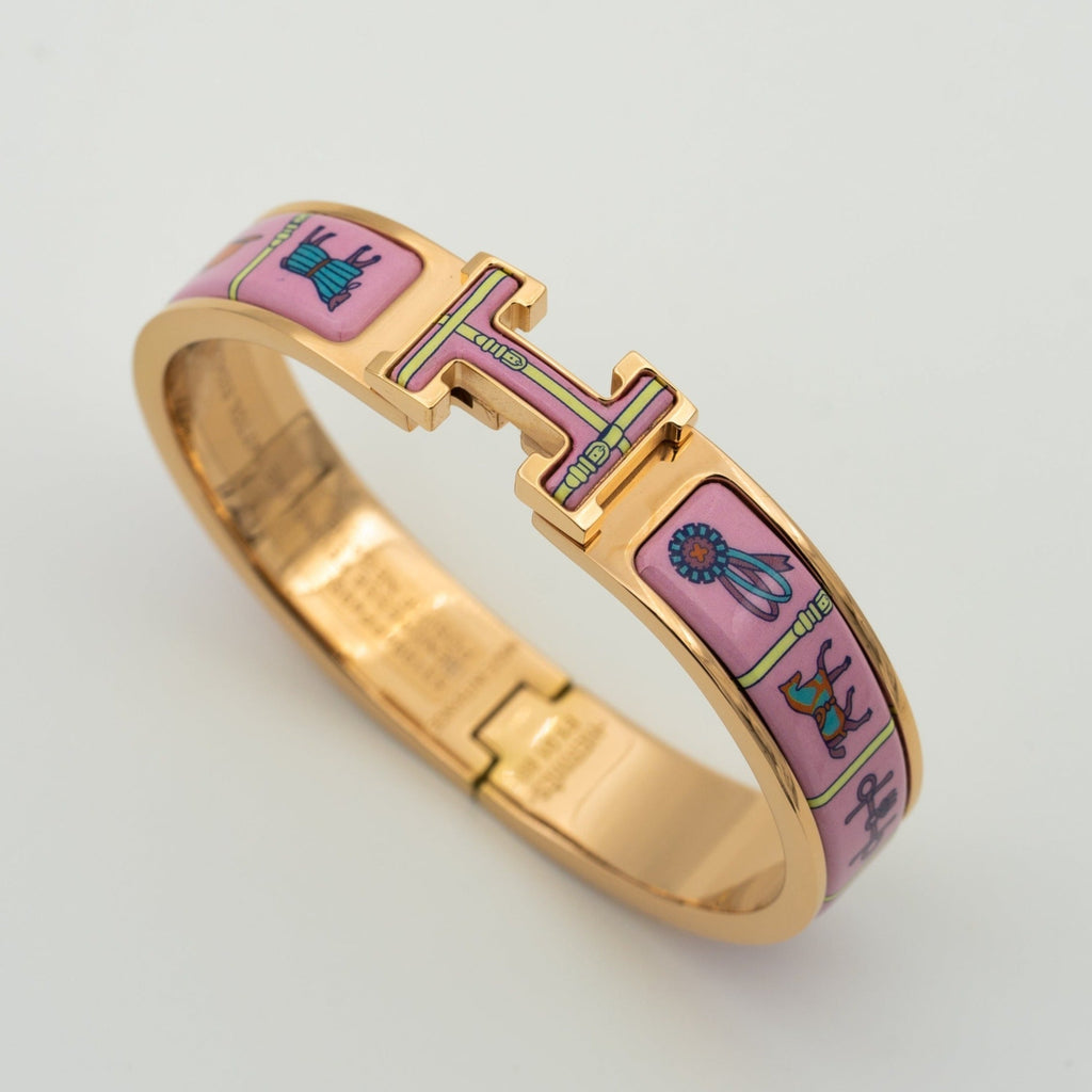 ¡®Imperial¡¯H PINK GOLD BRACELET PINK CERAMIC