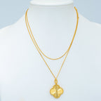 ¡®Imperial¡¯CLOVER 25MM PEDANT NECKLACE GOLD