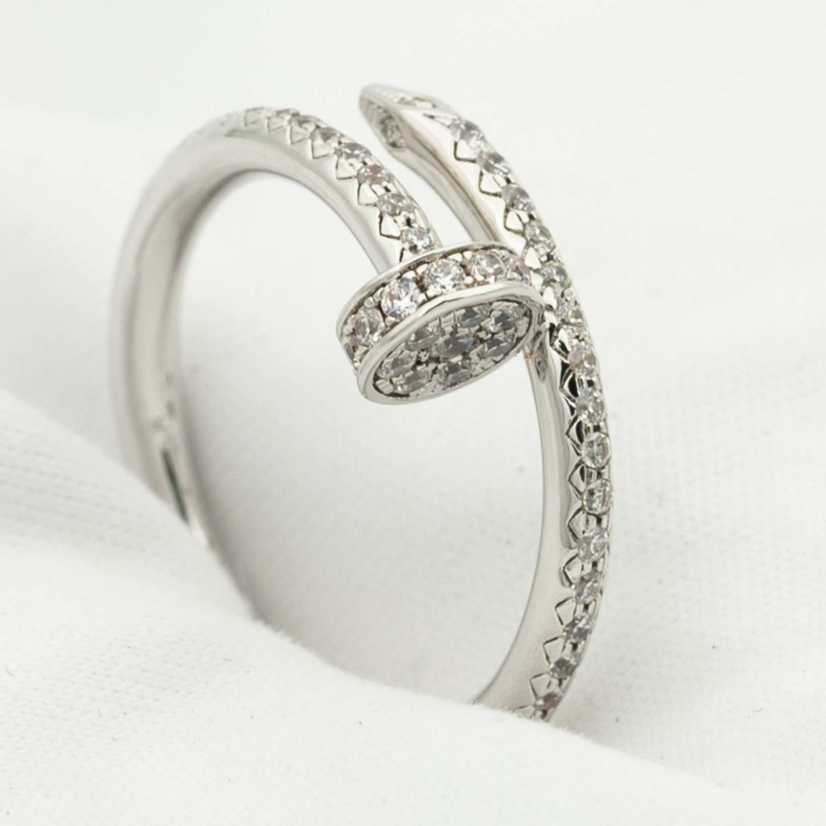 ¡®Imperial¡¯JUSTE RING 1.8MM SILVER DIAMONDS