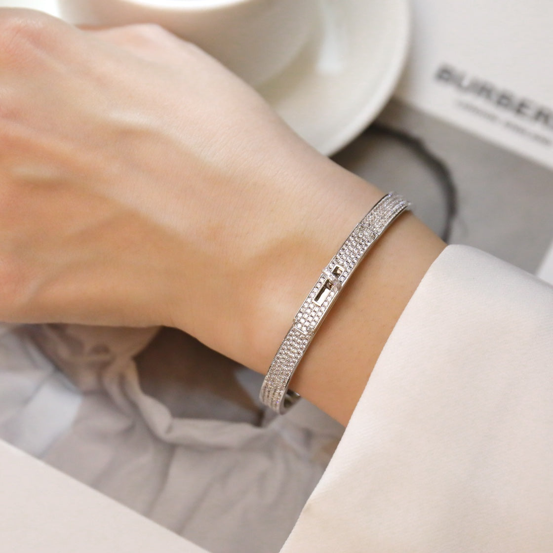 ¡®Imperial¡¯KELLY BRACELET DIAMOND PAVED