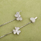 ¡®Imperial¡¯FRIVOLE SILVER 9 FLOWERS NECKLACE