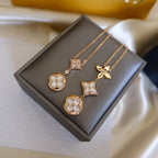 ¡®Imperial¡¯COLOR BLOSSOM LARIAT NECKLACE PINK GOLD WHITE MOTHER PEARL AND DIAMOND