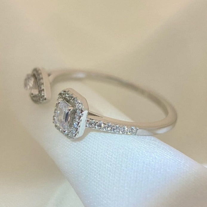 [Imperial] MEIN ZWILLINGS-RING TOI & MOI SILBER DIAMANT
