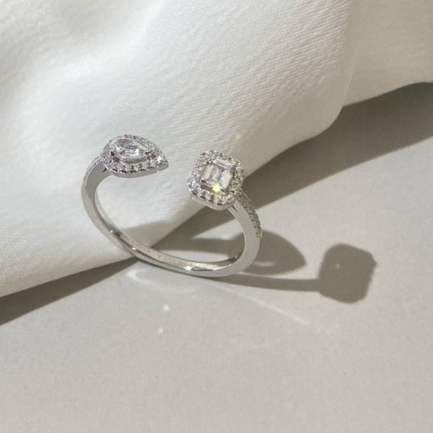 [Imperial] MEIN ZWILLINGS-RING TOI & MOI SILBER DIAMANT