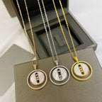 [Imperial] LUCKY MOVE MM NACRE BLANCHE DIAMOND NECKLACE