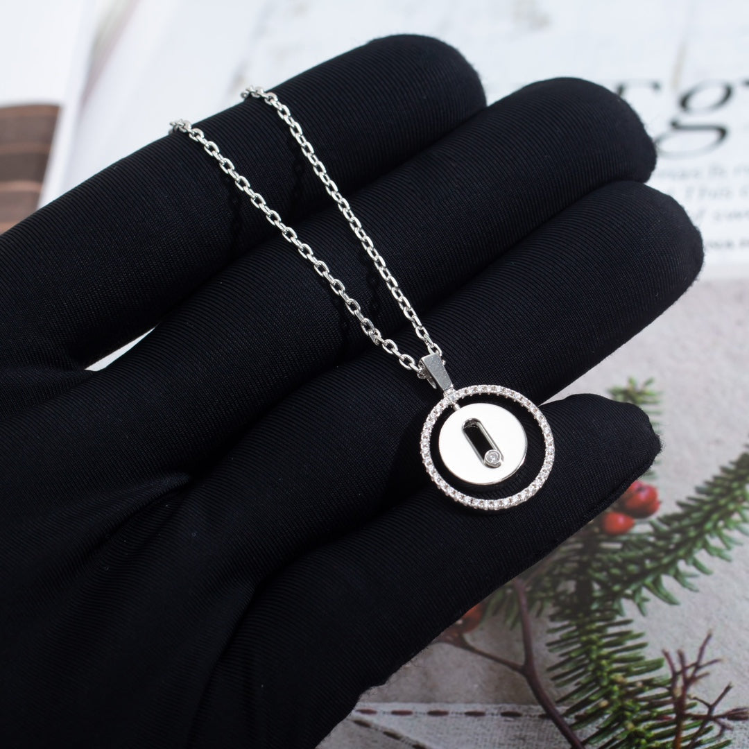 [Imperial] LUCKY MOVE PM NECKLACE SILVER DIAMOND