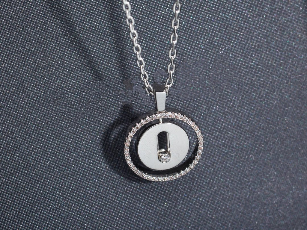 [Imperial] LUCKY MOVE PM NECKLACE SILVER DIAMOND
