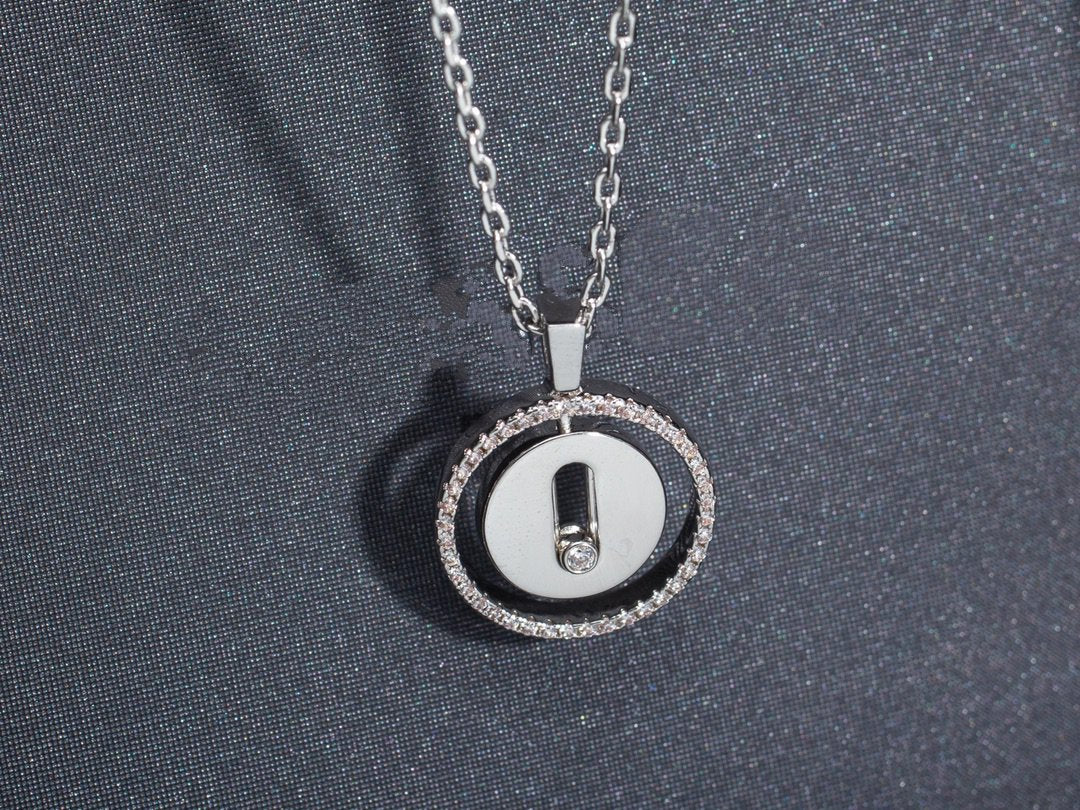 [Imperial] LUCKY MOVE PM NECKLACE SILVER DIAMOND