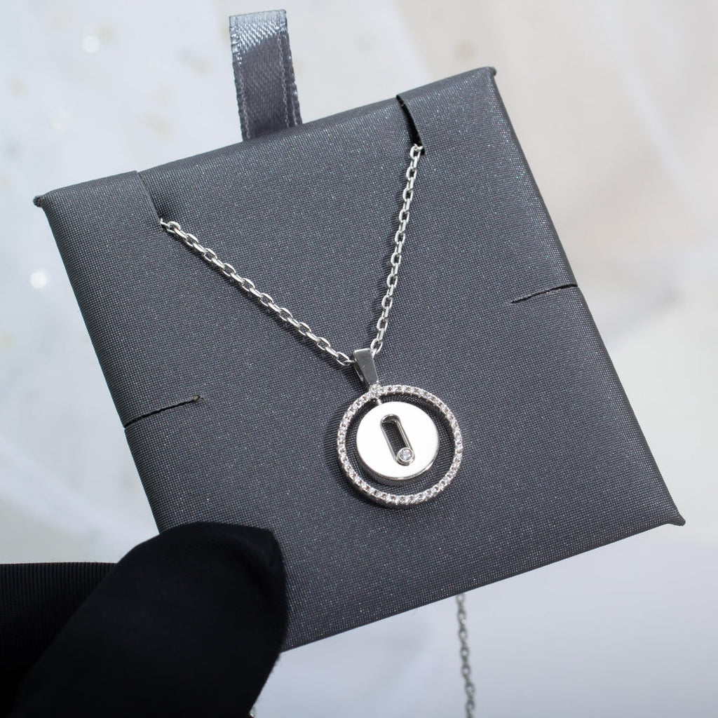 [Imperial] LUCKY MOVE PM NECKLACE SILVER DIAMOND