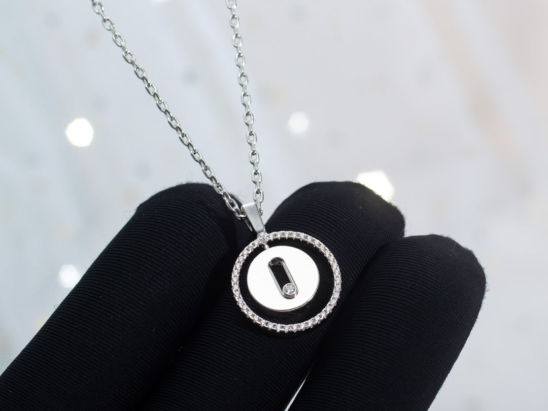 [Imperial] LUCKY MOVE PM NECKLACE SILVER DIAMOND