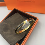 ¡®Imperial¡¯CLASSIC HM CLIC BLACK 8MM ENAMEL BRACELET