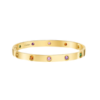 [Imperial] 2026 REGENBOGEN LIEBE ARMBAND 6.1MM  10 DIAMANTEN