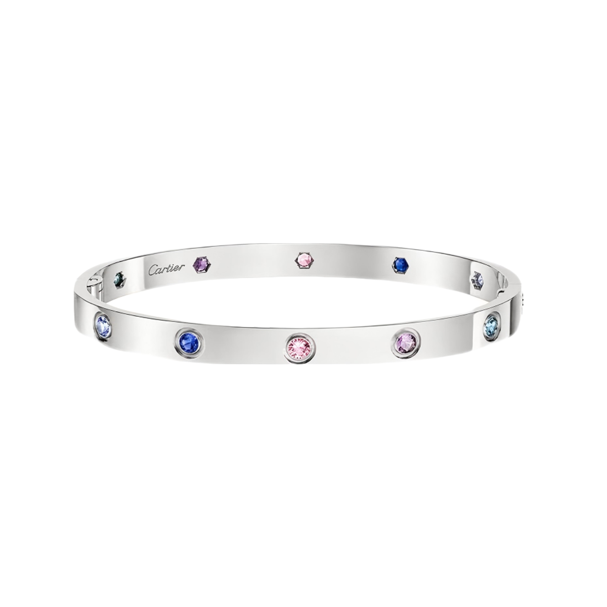 [Imperial] 2026 REGENBOGEN LIEBE ARMBAND 6.1MM  10 DIAMANTEN